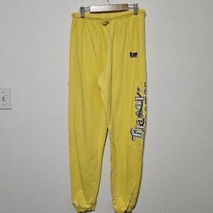 NWOT BSR by Samii Ryan Sweatpants size large Isn't It Lively graphic